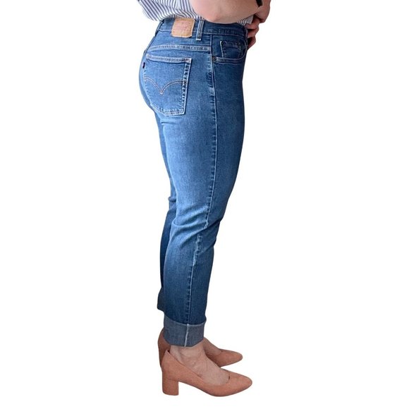 🔥 Levi's | Medium Wash Y2K Red Tab 510 Lower Rise Slim Fit Sz 14 Long - Picture 2 of 11